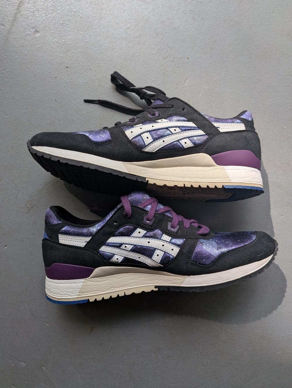 Asics Gel Lyte iii Galaxy Shoes Mens Size 10.5 - Picture 2 of 6